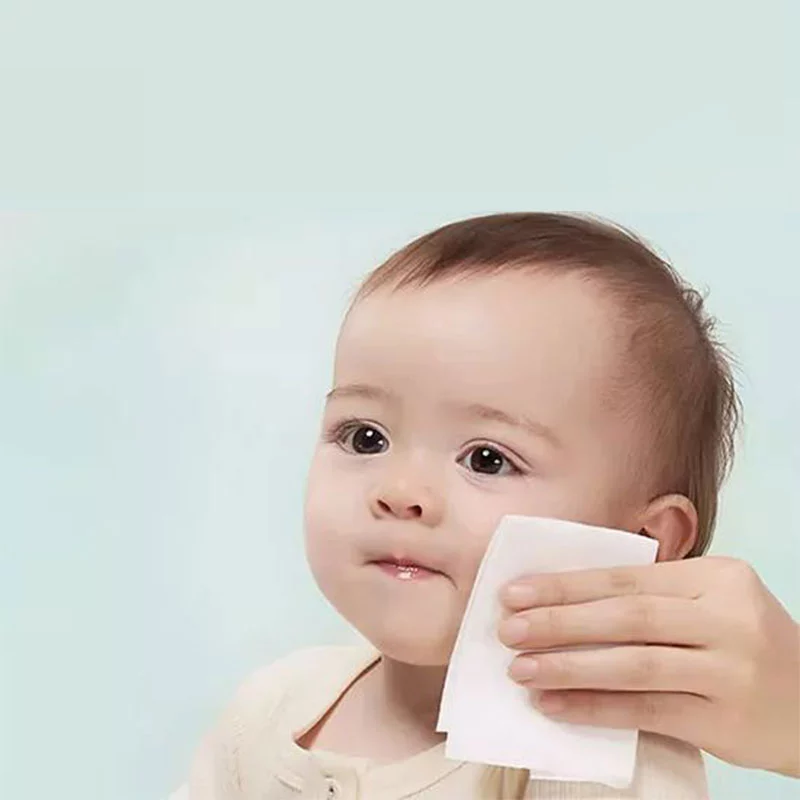 Wet Wipes Logo:Exclusive cleaning products for babies