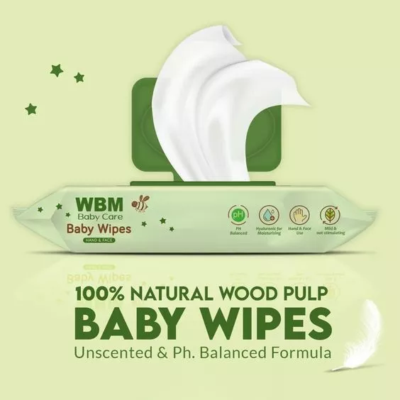 Water baby wipes moisturize baby's skin like water