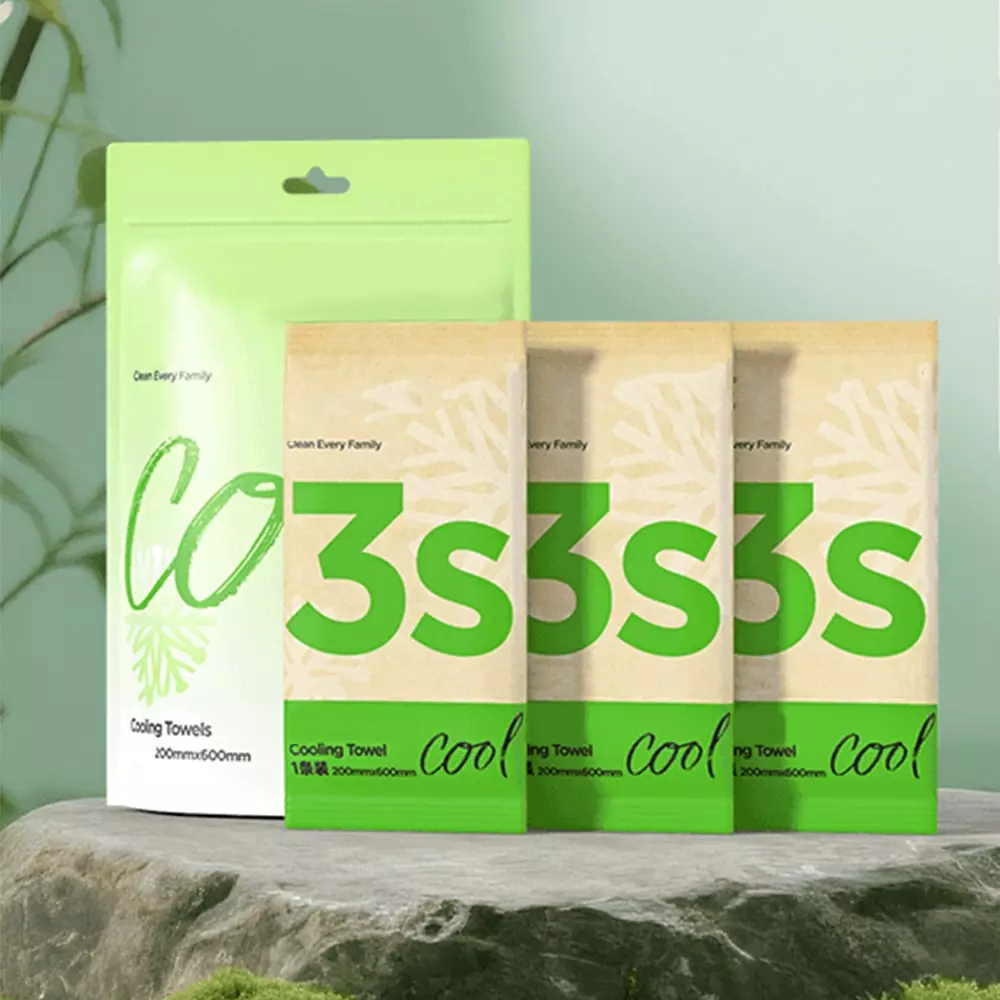 Green Cooling Towels